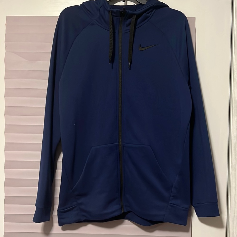 Nike Dri-Fit Fitness Hooded Full-Zip - Navy